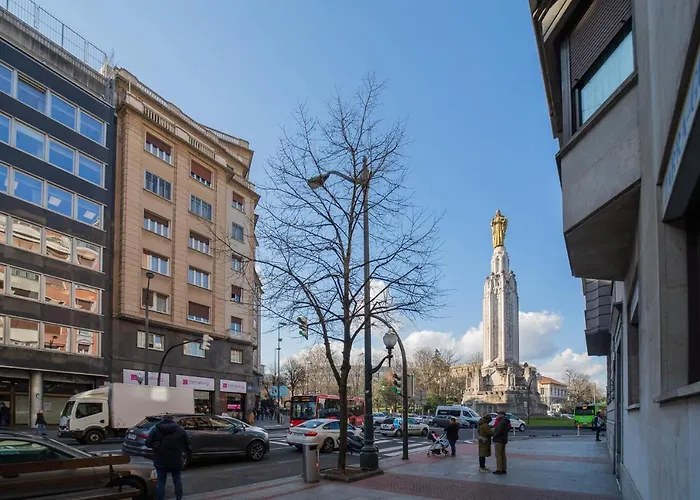 شقة Gran Via Dona Casilda Park By Next Stop